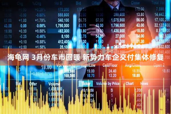 海龟网 3月份车市回暖 新势力车企交付集体修复