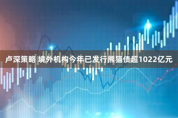 卢深策略 境外机构今年已发行熊猫债超1022亿元